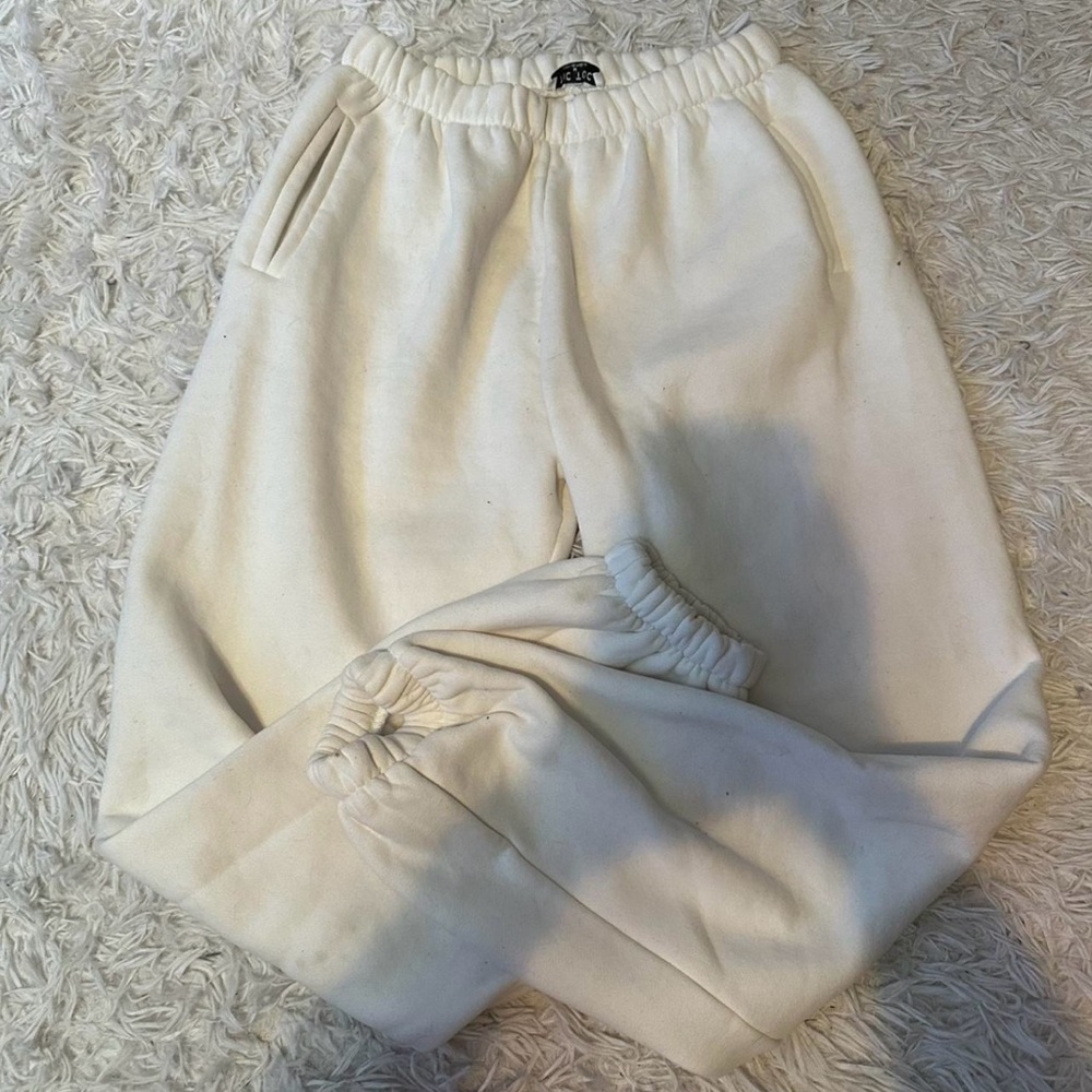 Cozy Cream Sweatpants